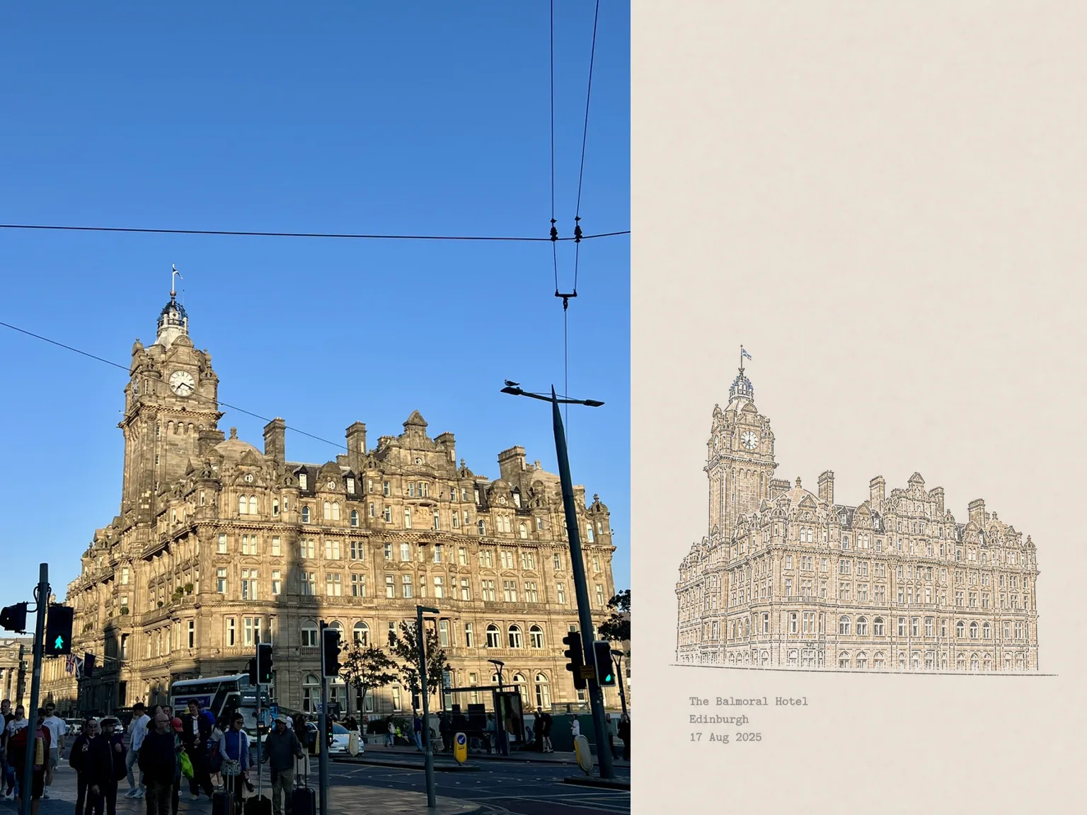 The Balmoral Hotel, Edinburgh, 17 Aug 2025