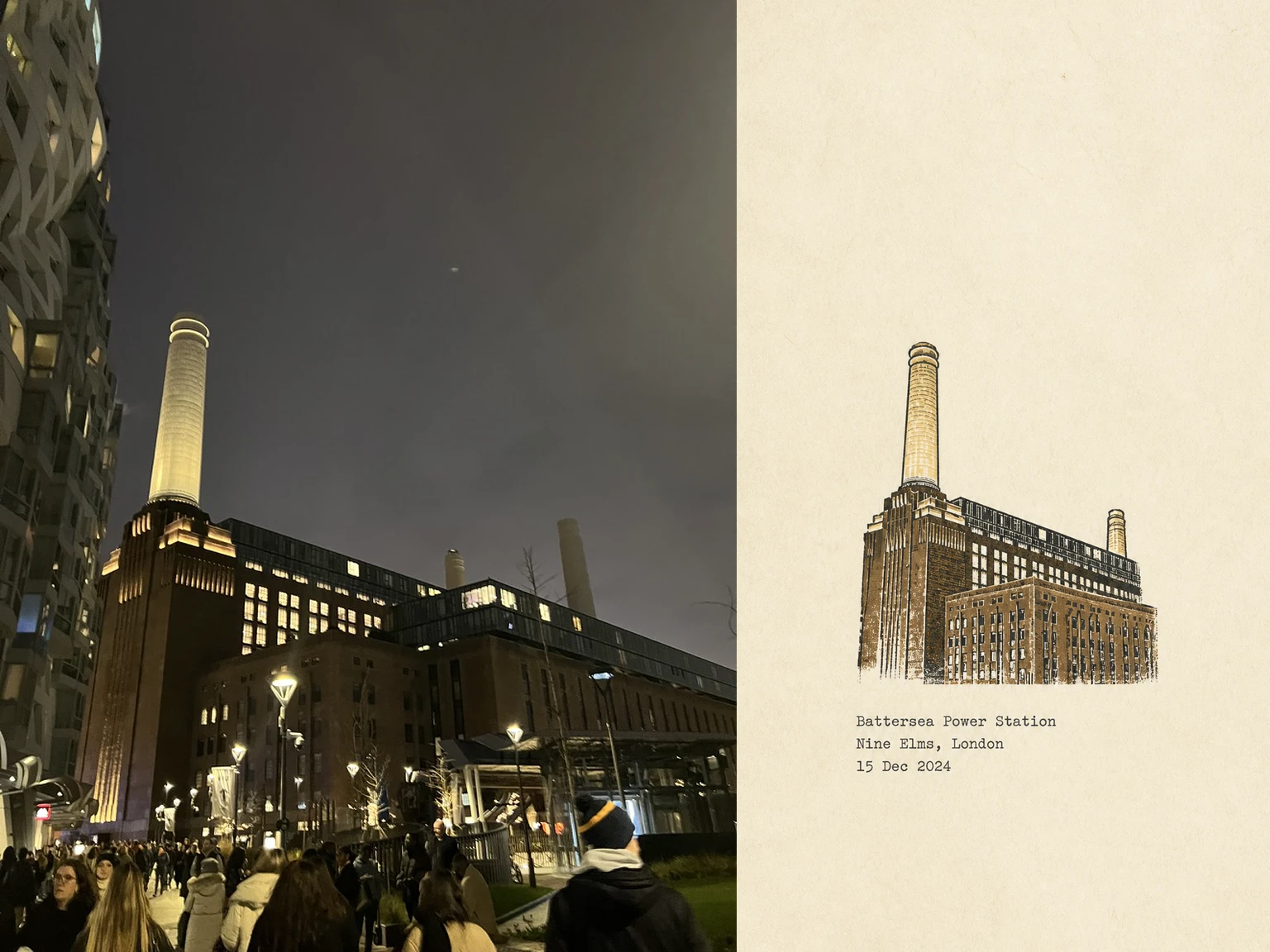 Battersea Power Station, Nine Elms, London, 15 Dec 2024