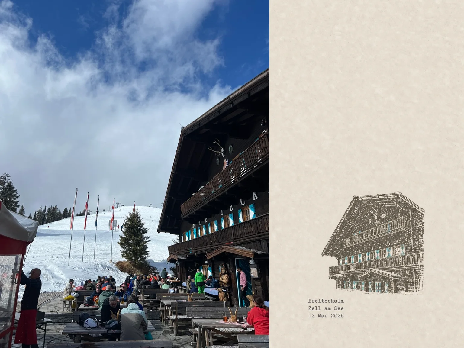 Breiteckalm, Zell am See, 13 Mar 2025