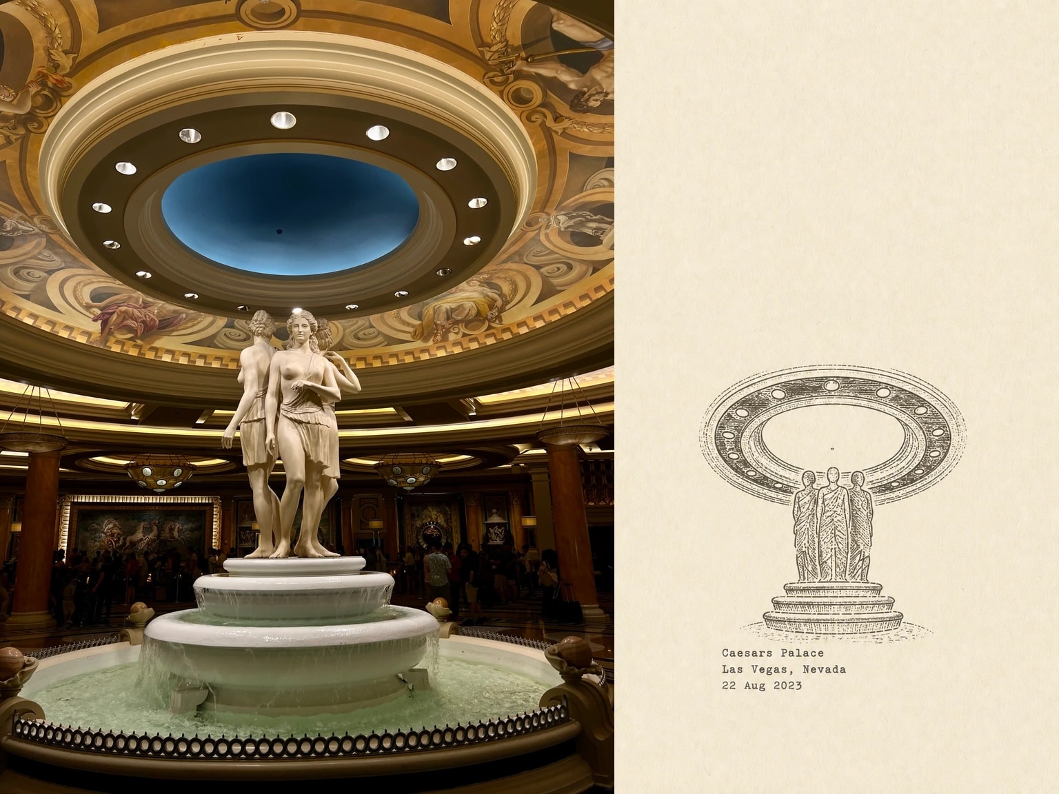 Caesars Palace, Las Vegas, Nevada, 22 Aug 2023