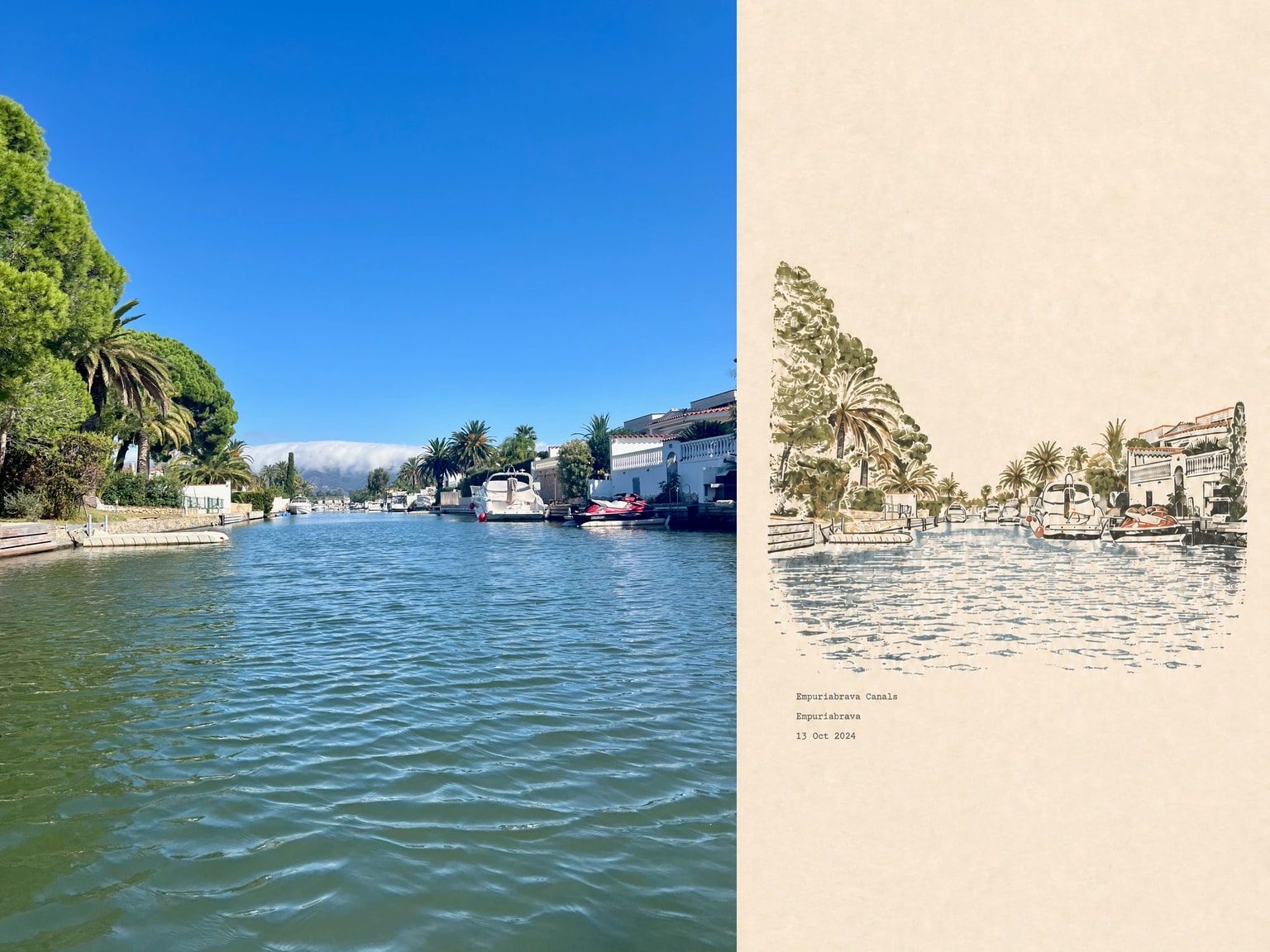 Empuriabrava Canals, Empuriabrava, 13 Oct 2024
