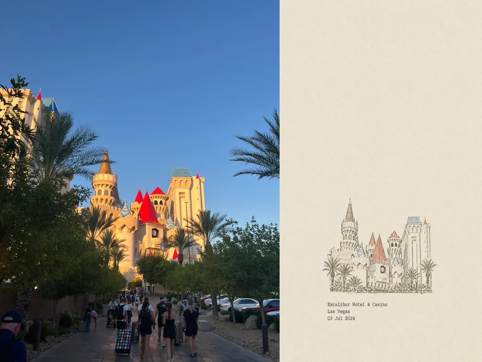 Excalibur Hotel & Casino, Las Vegas, 03 Jul 2024