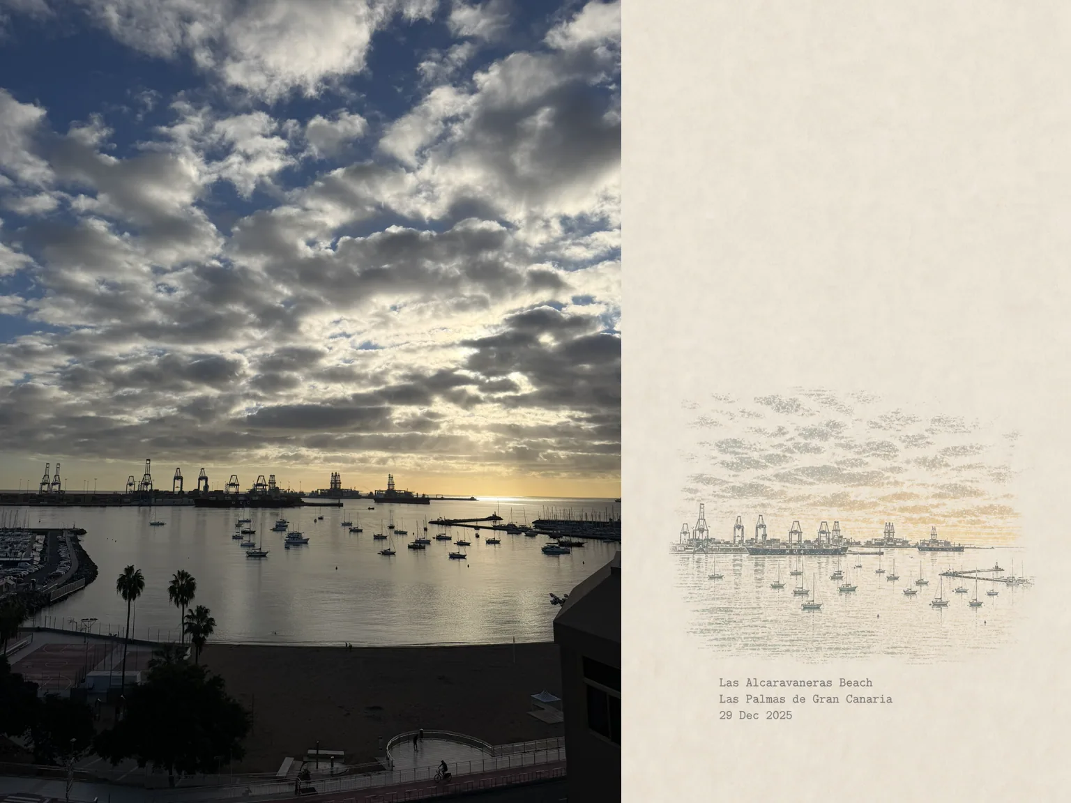 Las Alcaravaneras Beach, Las Palmas de Gran Canaria, 29 Dec 2025