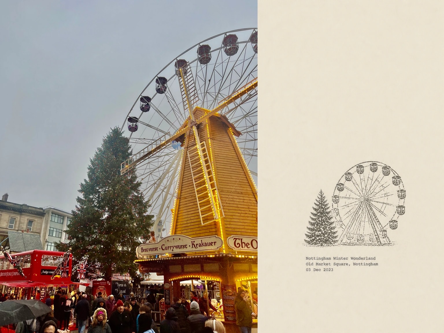Nottingham Winter Wonderland, Old Market Square, Nottingham, 03 Dec 2023