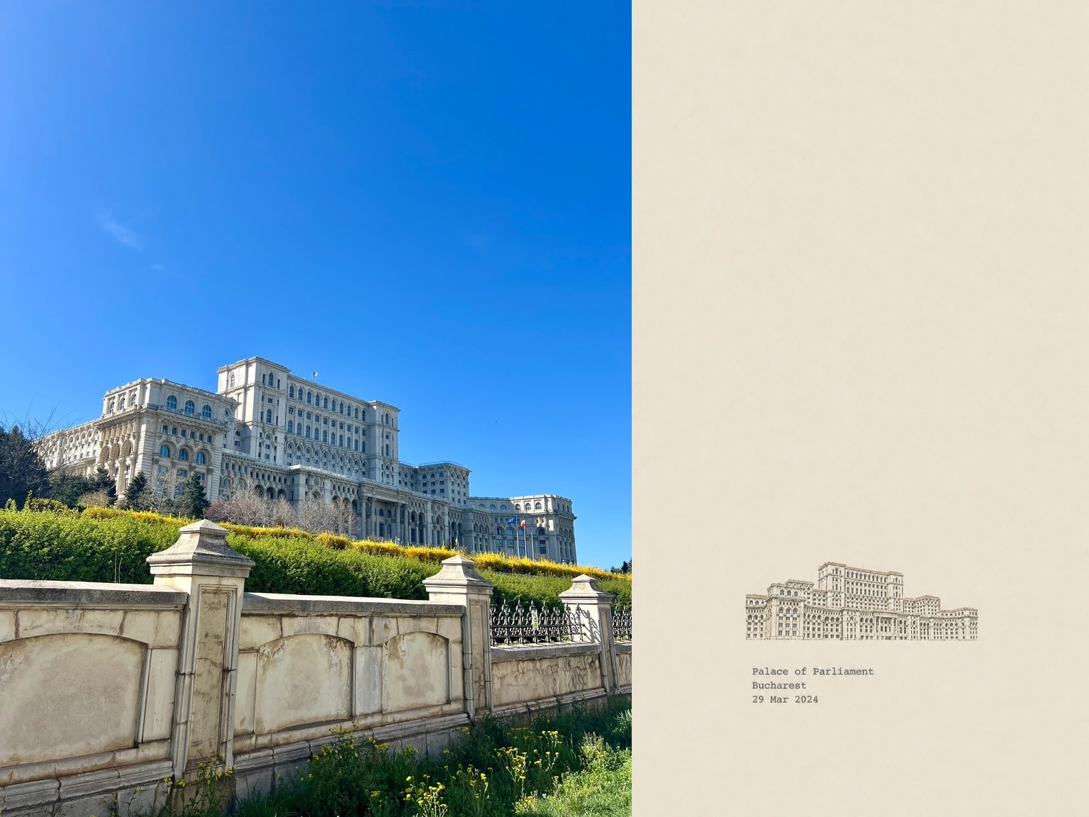 Palace of Parliament, Bucharest, 29 Mar 2024