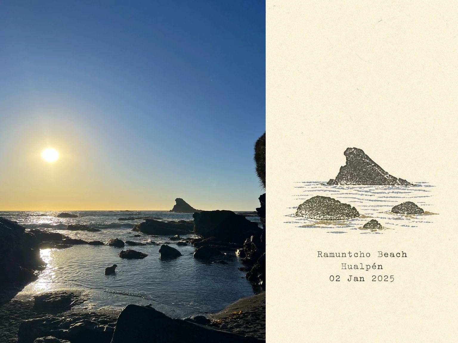 Ramuntcho Beach, Hualpén, 02 Jan 2025