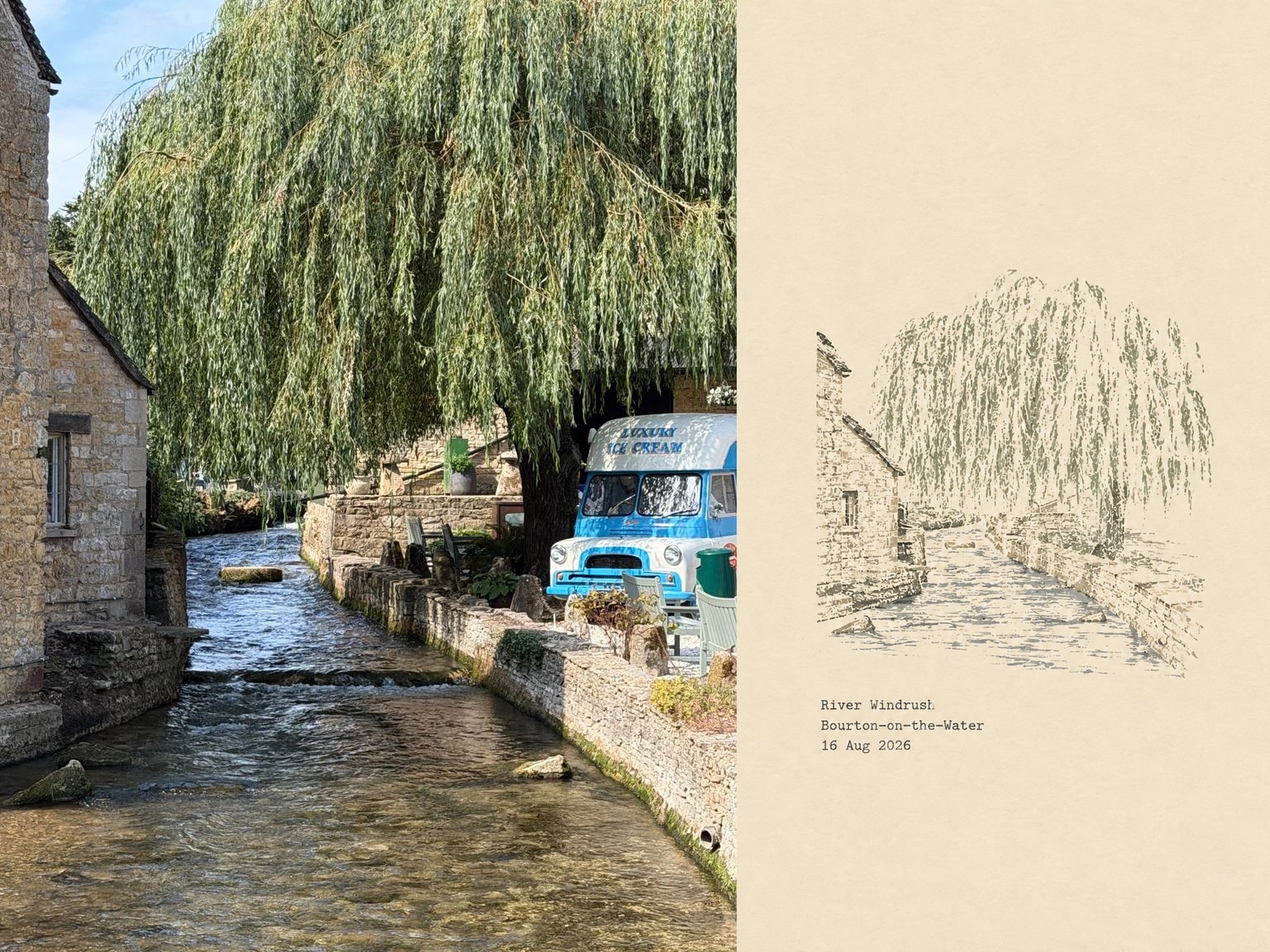 River Windrush, Bourton-on-the-Water, 16 Aug 2026
