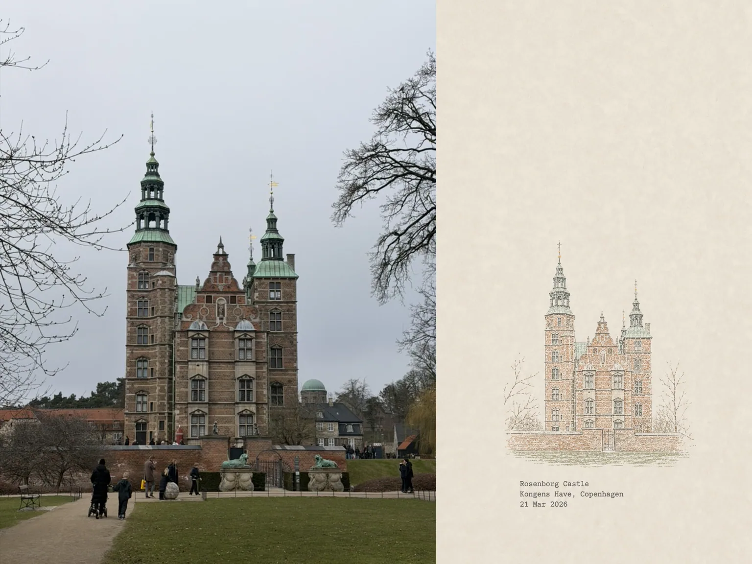 Rosenborg Castle, Kongens Have, Copenhagen, 21 Mar 2026