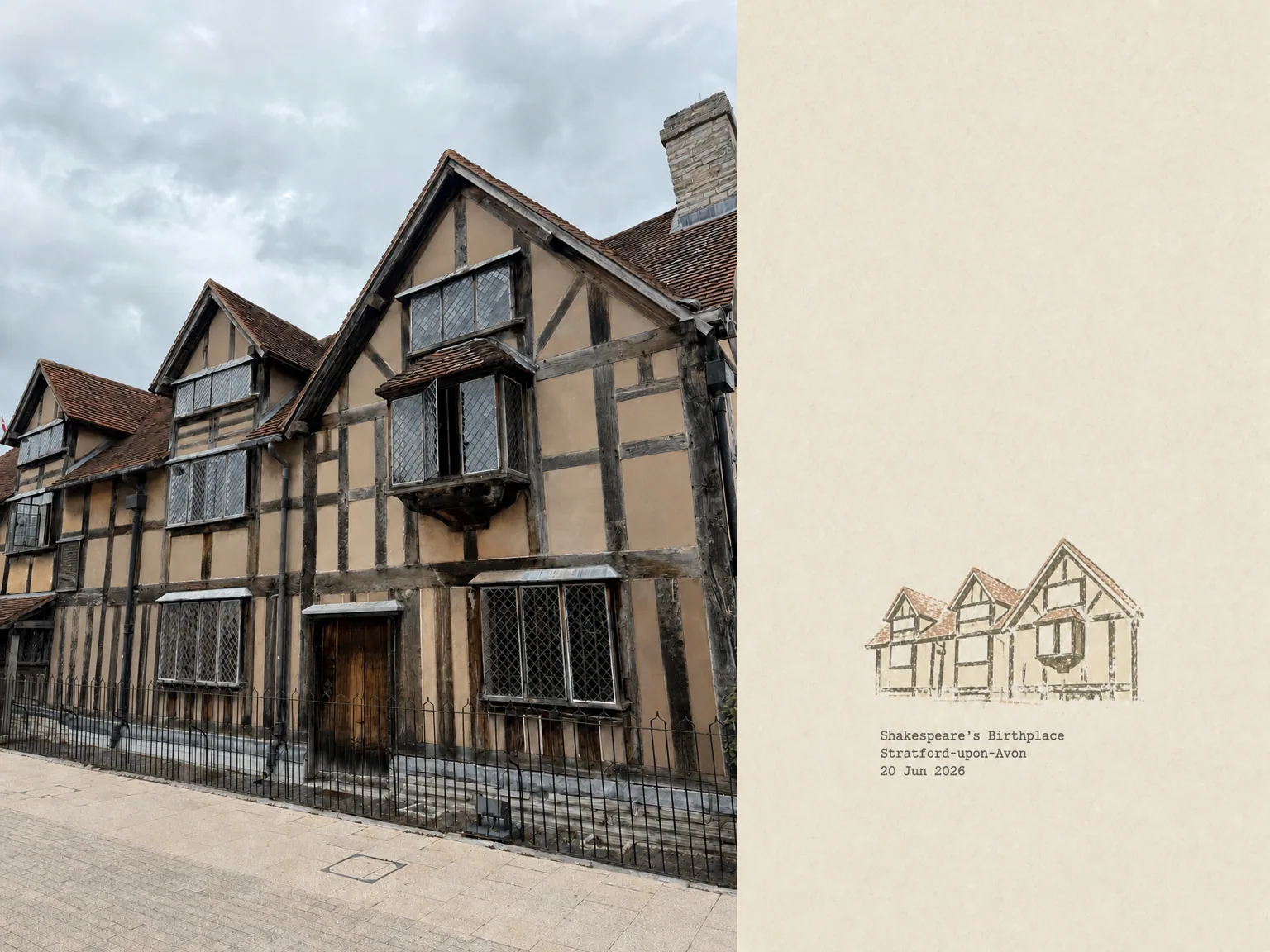 Shakespeare's Birthplace, Stratford-upon-Avon, 20 Jun 2026