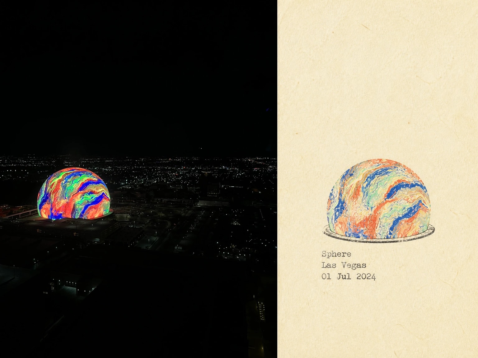 Sphere, Las Vegas, 01 Jul 2024