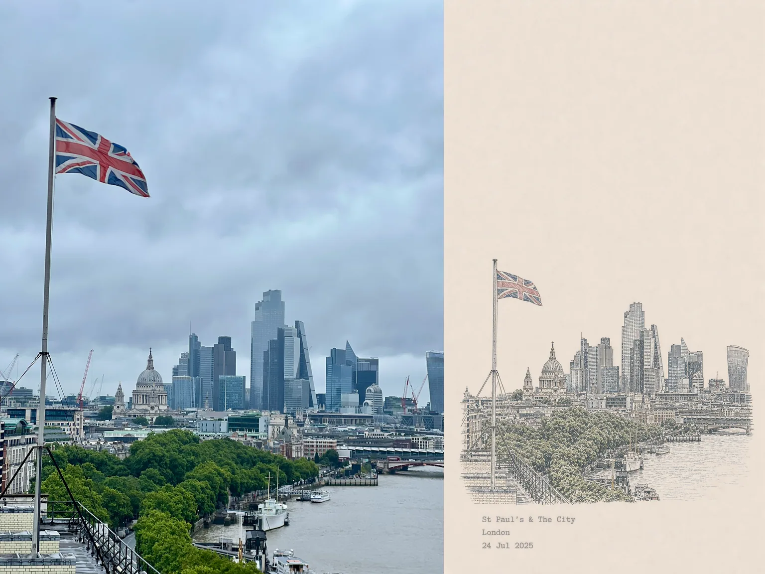 St Paul's & The City, London, 24 Jul 2025