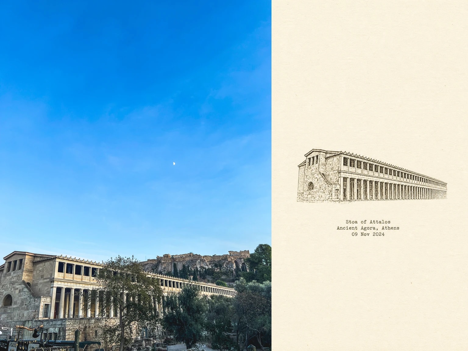 Stoa of Attalos, Ancient Agora, Athens, 09 Nov 2024