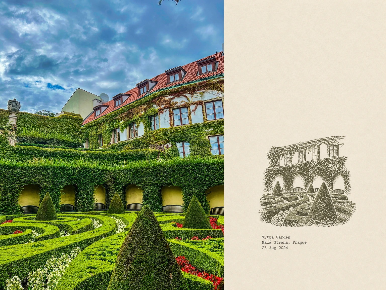 Vrtba Garden, Malá Strana, Prague, 26 Aug 2024